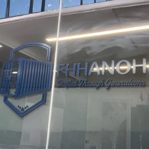 Acrylic 2D Letters on Glass — Signage by Universal Enterprises
