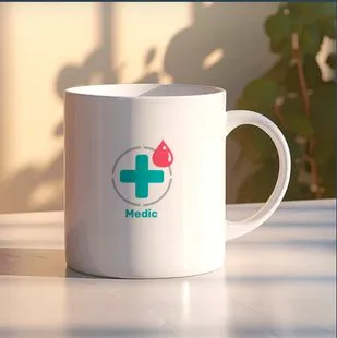 Branded printed mug for corporate gifting